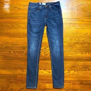 HUDSON Denim 20 Dark Wash Bootcut Mid Rise Straight Leg Skinny Jean